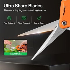 Pruning Scissors Garden Shears Hand Tools Plant Trimming Pruners 2 pack