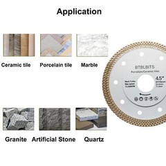5pcs Diamond Cutting Wheel Disc 4-1/2″ Grinder Saw Blade Porcelain Tile Marble