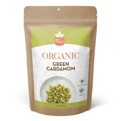 Organic Green Cardamom Pods Whole – Fresh Cardamom Seeds – 4OZ