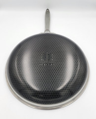 HexClad 12″ FRYING PAN with LID 12-Inch 12 Hybrid Non-Stick -Used Good Condition