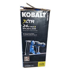 Kobalt XTR 24V Max KNA 124B-03 18-Gauge Cordless Straight Brad Nailer Tool Only