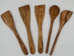 olive wood kitchen utensils