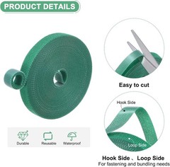 2pc Garden Hook and Loop Plant Ties Multi-Purpose Use