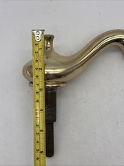 vintag Phylrich Polished brass wide spread bathroom faucet