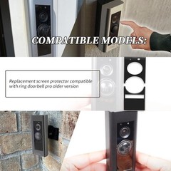 Replace Screen Protector For Ring Doorbell Pro Older Version w/double-sided tape