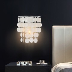 9.45*11.02in Wall Mount Light Sea Shell Shape Lighting Fixture Wall Sconce 110v