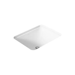Caxton 20.4 In. X 19.75 In. Undermount Bathroom Sink in White Vitreous China