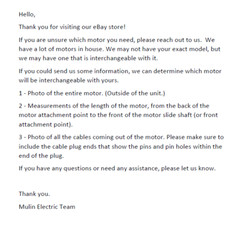 Mulin Electric Motor Actuator – ML18-022 Power Recliner Motor