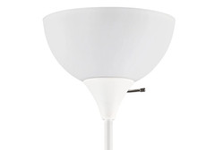 71″ White Floor Lamp, Modern Design