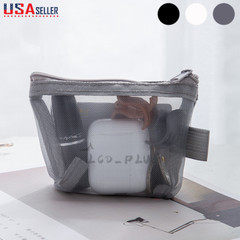 Mini Travel Toiletry Storage Cosmetic Bag Beauty Zip Makeup Organizer Pouch US