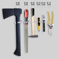 3-110mm Heavy Duty Tool Spring Terry Clips Wall Mount for Garages,Sheds,Cupboard