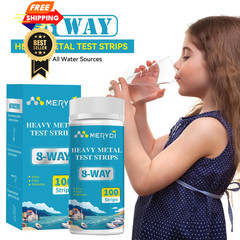 Heavy Metals Water Test Strips (8 Tests) – 100ct Home Testing Kit for…