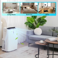 14000 BTU Portable Air Conditioner 4-in-1 Air Cooler w/ APP & WiFi Smart Control