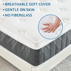 10″ 12″ 14″ Hybrid Spring Gel Memory Queen Mattress Twin Full King Size In A Box