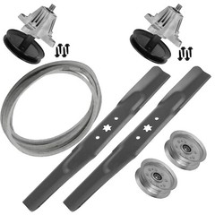 Spindle w/Blade Pulley Belt For Troy-Bilt 13AM77BS066 13AM77BS223 Pony 42″