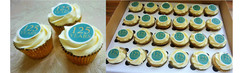 30 Edible Personalised Photo | Logo Cupcake Birthday Cupcake toppers |Fairy Cake