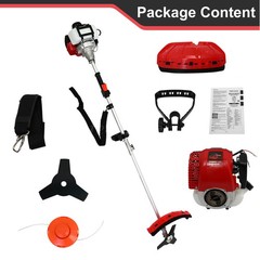 Straight Shaft String Gas Trimmer 4 Stroke 31 CC Weed Grass Eater Brush Cutter