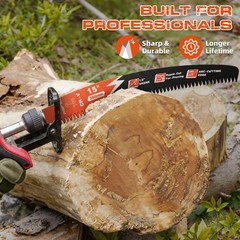 15 in Reciprocating Saw Blades 6TPI Arc Edge Wood Pruning Japanese Teeth 6Pack