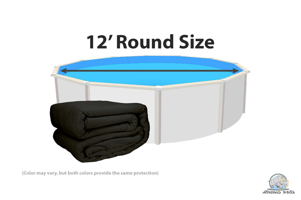 Rhino Pad Above Ground Swimming Pool Liner Shield Protector (Choose Size)
