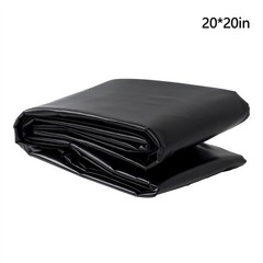 Reinforced HDPE Pond Liner 20 x 20 FT Waterproof Fish Pond Liner 20 Mil
