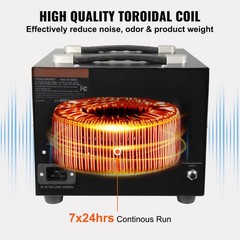VEVOR 5000W Voltage Converter Transformer Step Up/Down 220V-110V /110V-220V CE