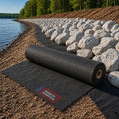 Rip Rap Fabric | Non-Woven Geotextile Filter Fabric (8 oz) – USA Made