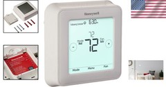 Intuitive Touchscreen Thermostat for 7-Day Scheduling & Smart Heating/Cooling