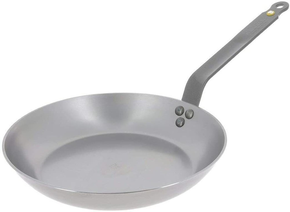 deBUYER MINERAL B Round Iron Fry Pan 28cm 11-Inch Japan F/S