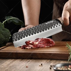 High Carbon Steel Kitchen Forged Chef Knife Butcher Boning Knife Meat Cleaver