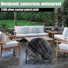 24in Outdoor Fan Cover Waterproof And Dustproof Fan Cover Heavy Duty Fan Cover