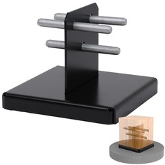 Concealed Post Base for Lumber (Fits 7.5×7.5in) – Pack Black Brackets: 1 8×8 2