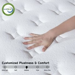 12″ 14″ Twin Full Queen King Size Mattress Hybrid Gel Memory Foam Pocket Springs