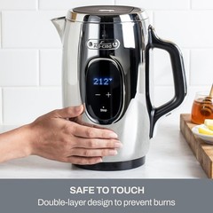 All-Clad 1500W 1.5L Stainless Steel Electric Kettle with Digital LCD & Keep Warm