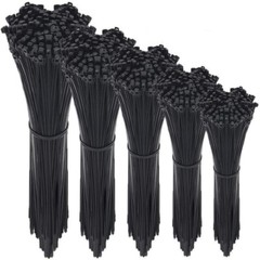 100-1000pcs 8″ 12″ 14.5″ 18″Heavy Duty Nylon Plastic Cable Wire Zip Ties Wrap US