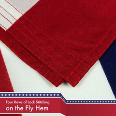 USA American Flag & Tunisia Tunisian Flag 3x5FT Combo Printed Polyester By G128