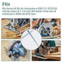 49-22-1001 Circular Saw Rip Fence Kit for Milwauke-6391-21 & 6310-20 Circular…