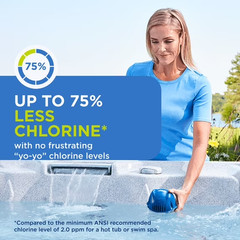 FROG @ease Floating Hot Tub Sanitizer System SmartChlor & Mineral Technology