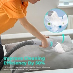 HAUSHOF Steam Portable Carpet and Upholstery Cleaner Deep Couch Cleaner Machine
