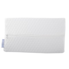 Memory Foam Back Pillow / Half Moon Lumbar Bolster Wedge Pillow By Bluestone