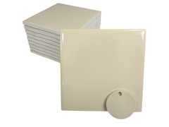 French Vanilla Yellow Ceramic Tile 4.25 in Shower Backsplash Classic Color 141