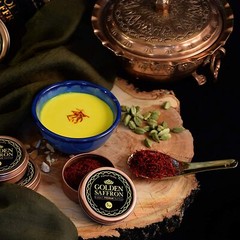 Golden Saffron, Finest Pure Premium All Red Saffron Threads, Grade A+