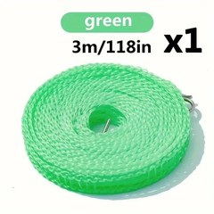 1 PCS Clotheslines 3m Portable Windproof Clothesline for Outdoor Indoor Home