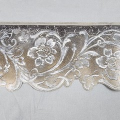 Unbranded Floral Silver Gold Wallpaper Border Pre-Pasted Metallic 65125DC