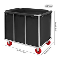Commercial Laundry Cart with Wheels, Laundry Cart, Laundry Cart?for Home Hotel