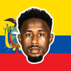 Ecuador Coast National Team Big Head Cutout – Joel Ordóñez, John Yeboah