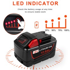 2PACK 12.0Ah For Milwaukee For M18 18V Extended Capacity Battery 48-11-1860 NEW
