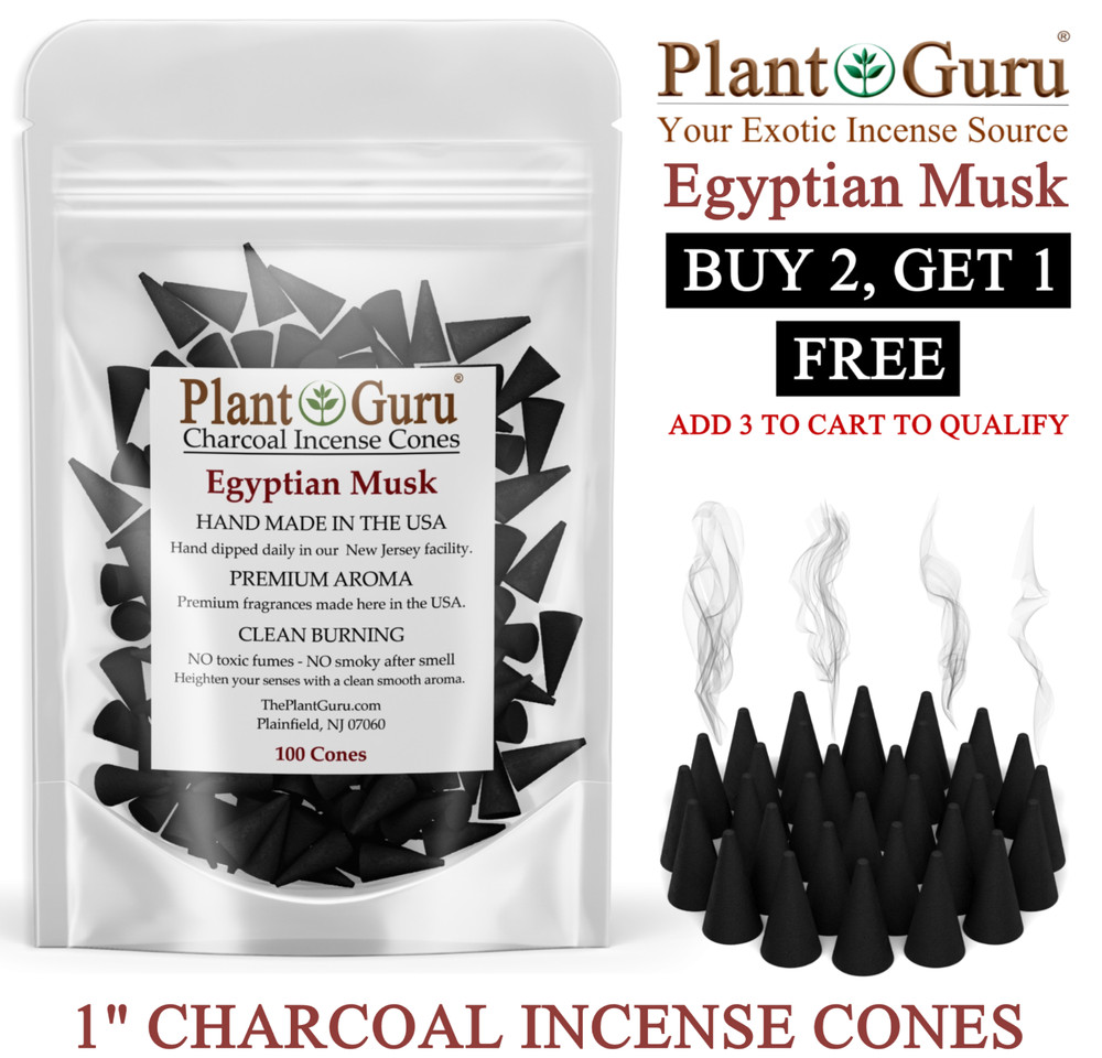 Egyptian Musk Charcoal Incense Cones 1″ TOPFLOW Bulk Wholesale For Burner Holder