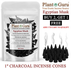 Egyptian Musk Charcoal Incense Cones 1″ TOPFLOW Bulk Wholesale For Burner Holder