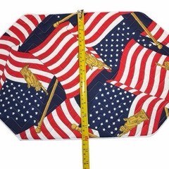 Set of 4 Patriotic Placemats – 1776 – 2026 America 250 Years Decor
