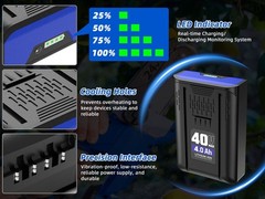 2 PACK For Kobalt 40v MAX 4.0 Ah Extended Run Li-Ion Battery KB440-03 KB540-06